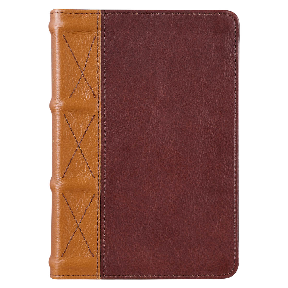 Saddle Tan and Butterscotch Large Print Compact KJV Bible