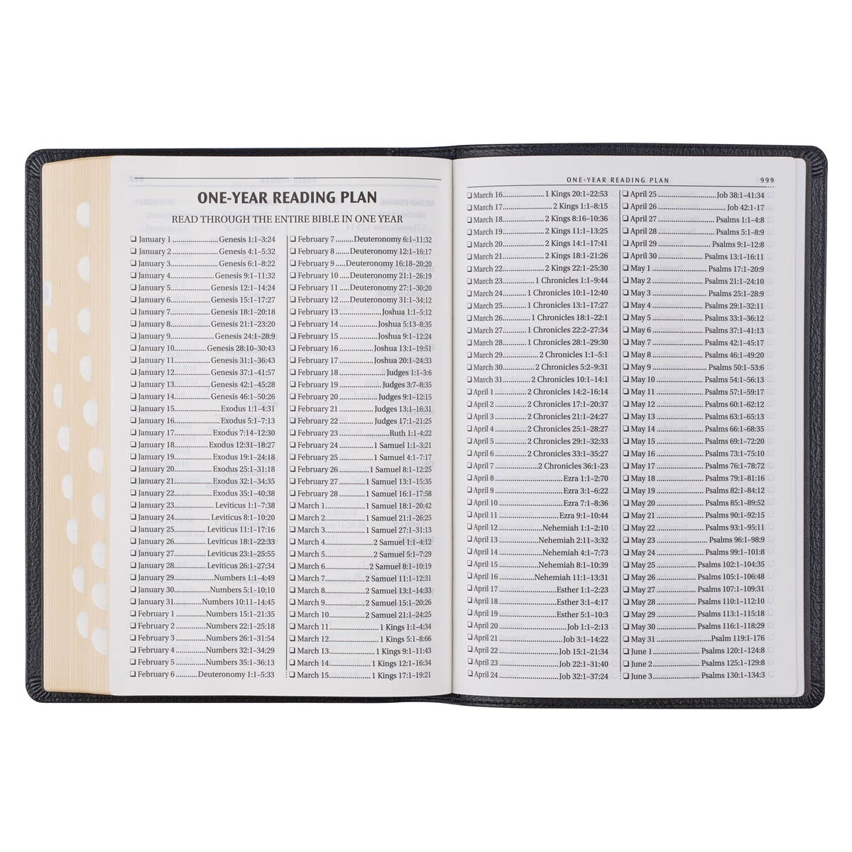 Black Full Grain Leather Large Print Thinline King James Version Bible with Thumb Index