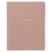 Rose Gold Faux Leather Hardcover Large Print KJV Note-taking Bible