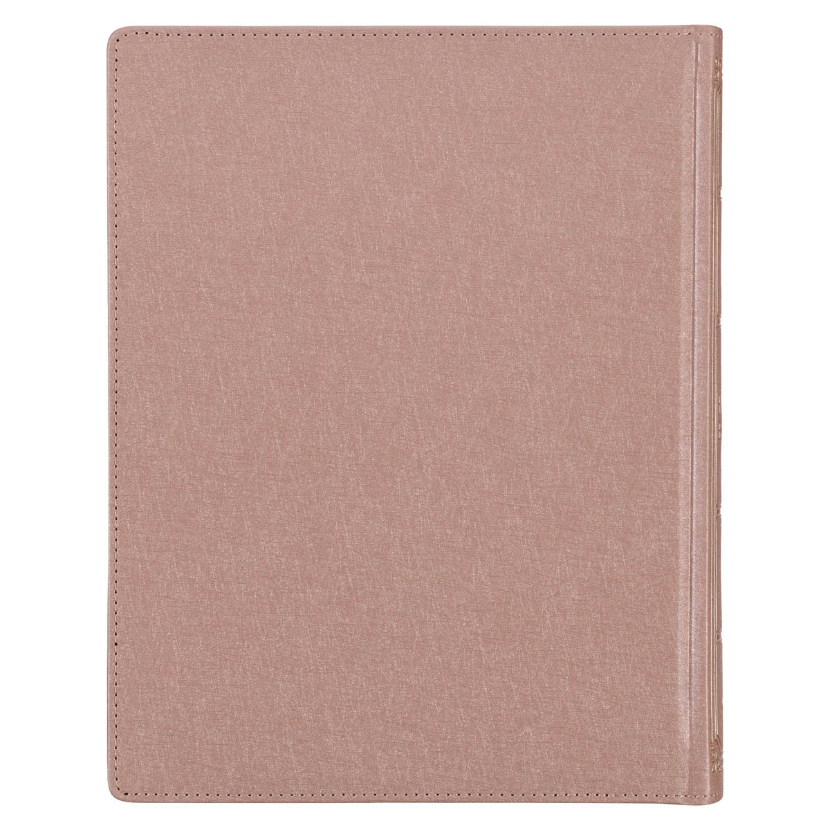 Rose Gold Faux Leather Hardcover Large Print KJV Note-taking Bible