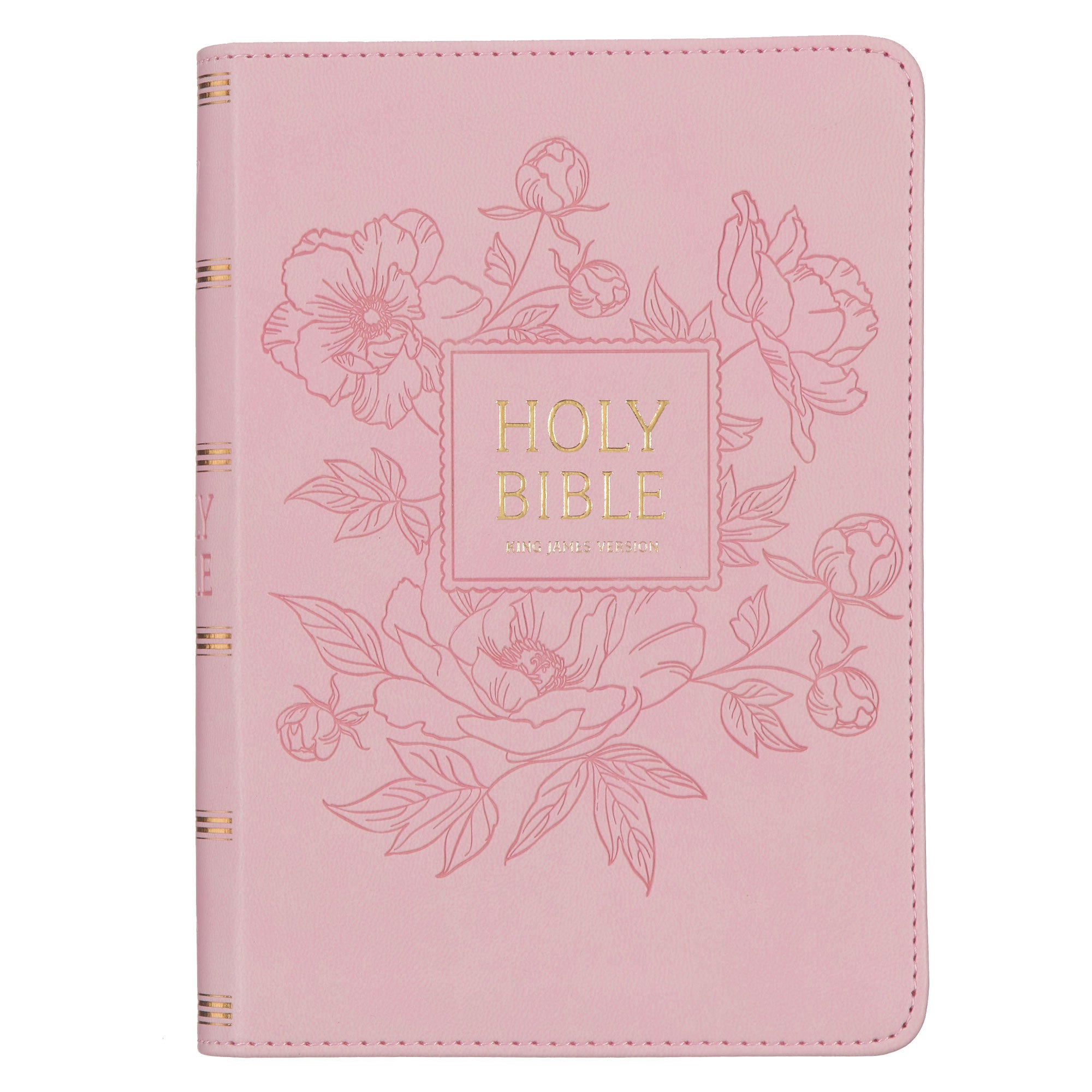 Ballet Pink Large Print Compact King James Version Bible