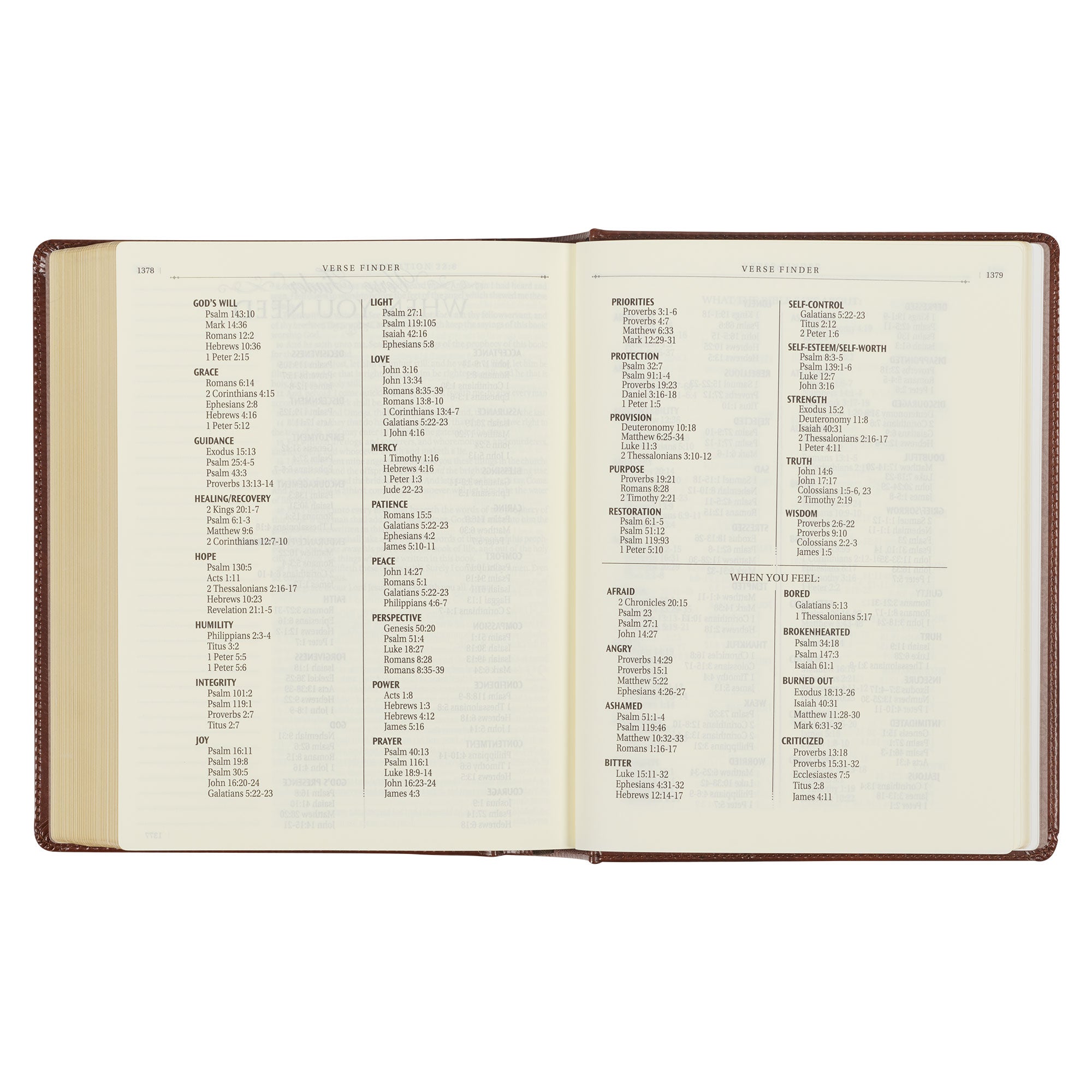 Saddle Tan Faux Leather Hardcover King James Version Note-taking Bible