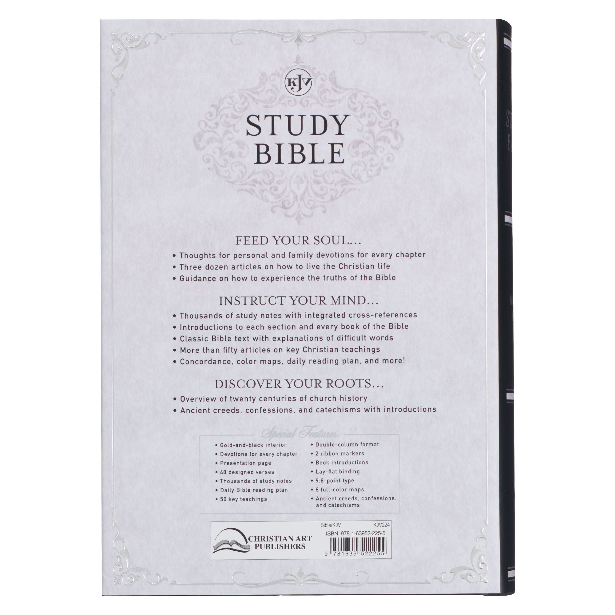 Black Hardcover King James Version Study Bible
