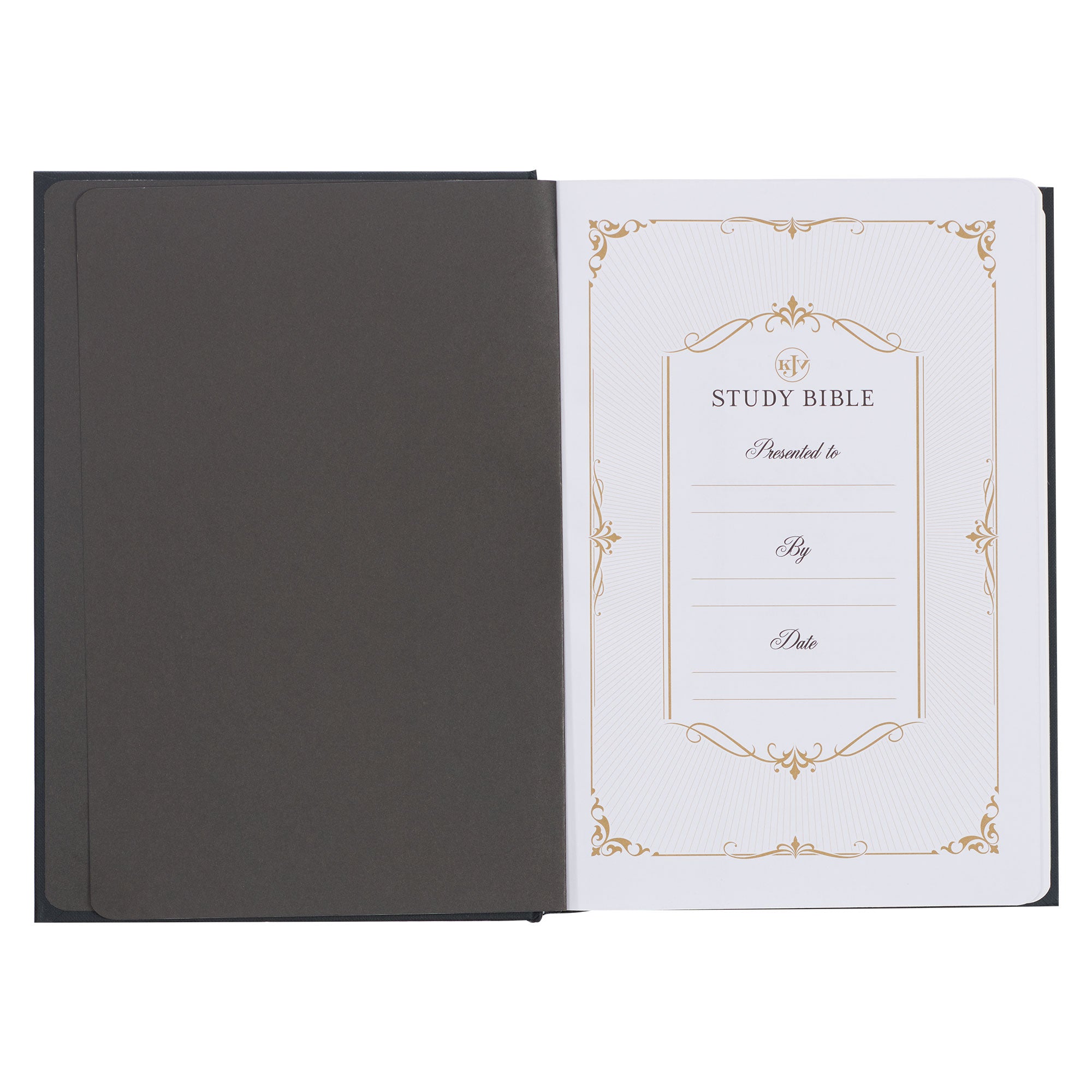 Black Hardcover King James Version Study Bible