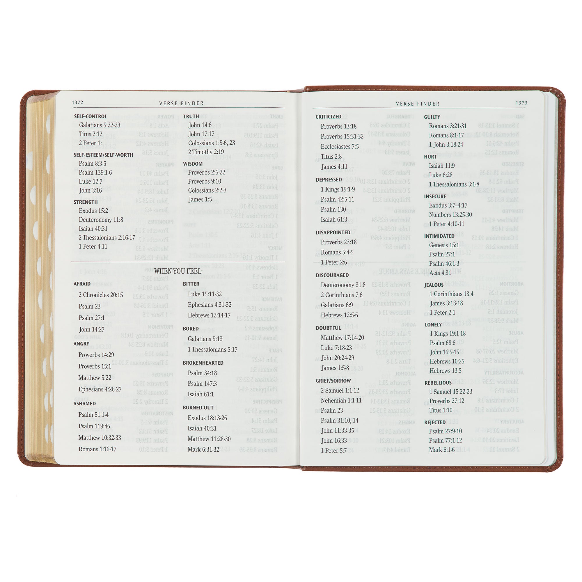 Diamond Honey-brown Faux Leather Full-size Giant Print King James Version Bible with Thumb Index