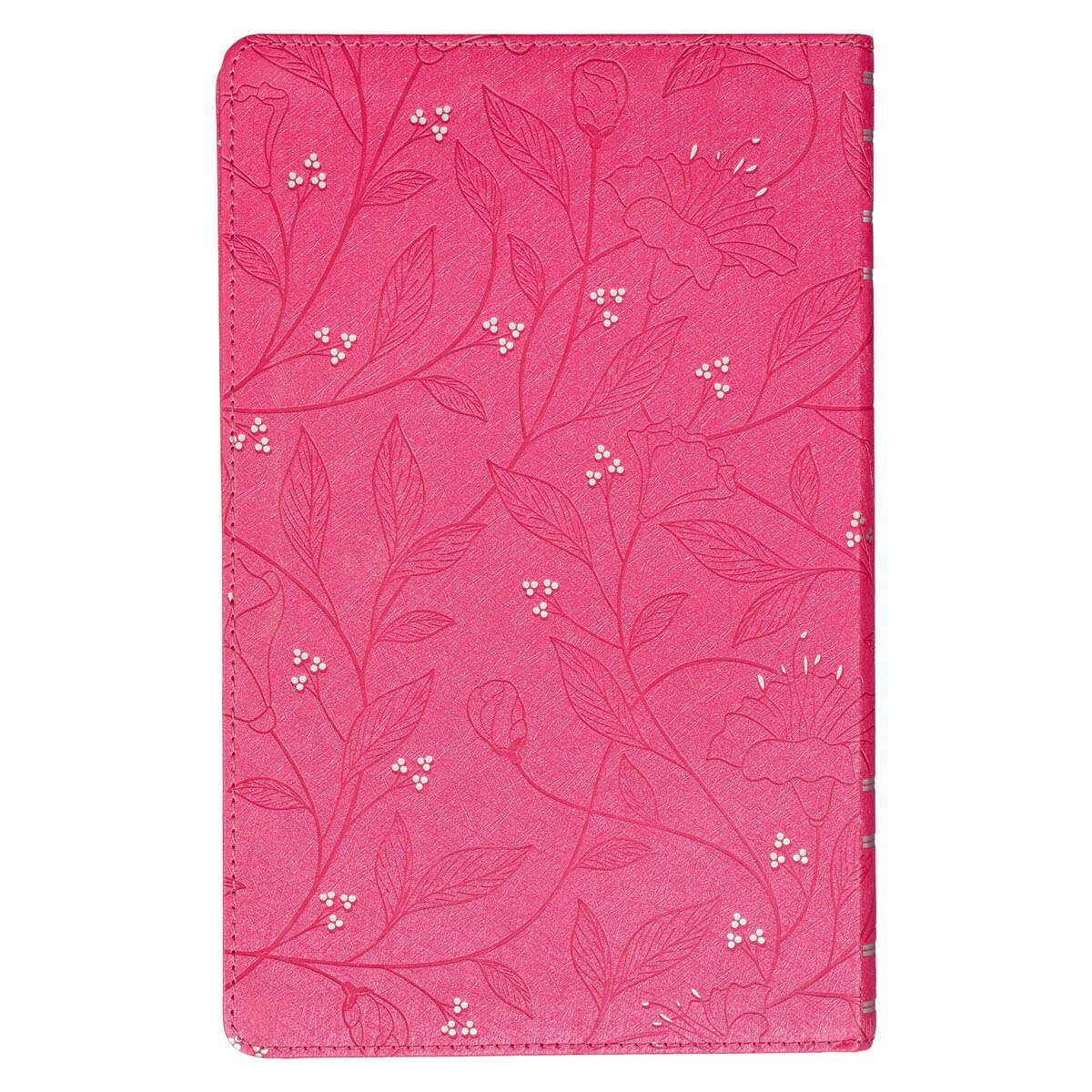 Pearlized Cherry Pink Faux Leather King James Version Gift Edition Bible