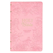 Blossom Pink Faux Leather Gift Edition King James Version Bible