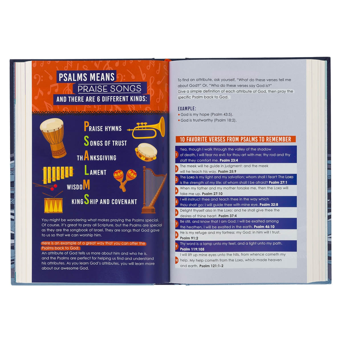 Blue Hardcover Kid's King James Version Bible