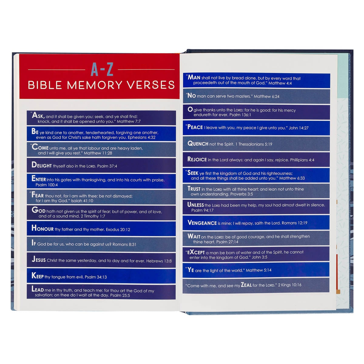 Blue Hardcover Kid's King James Version Bible