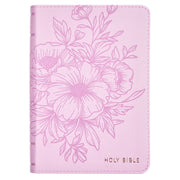 Lavender Bouquet Large Print Compact King James Version Bible