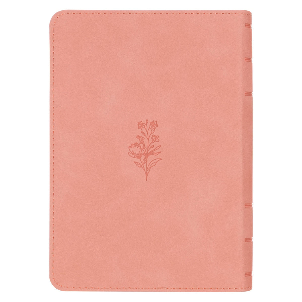 Coral Dawn Floral Large Print Compact King James Version Bible 