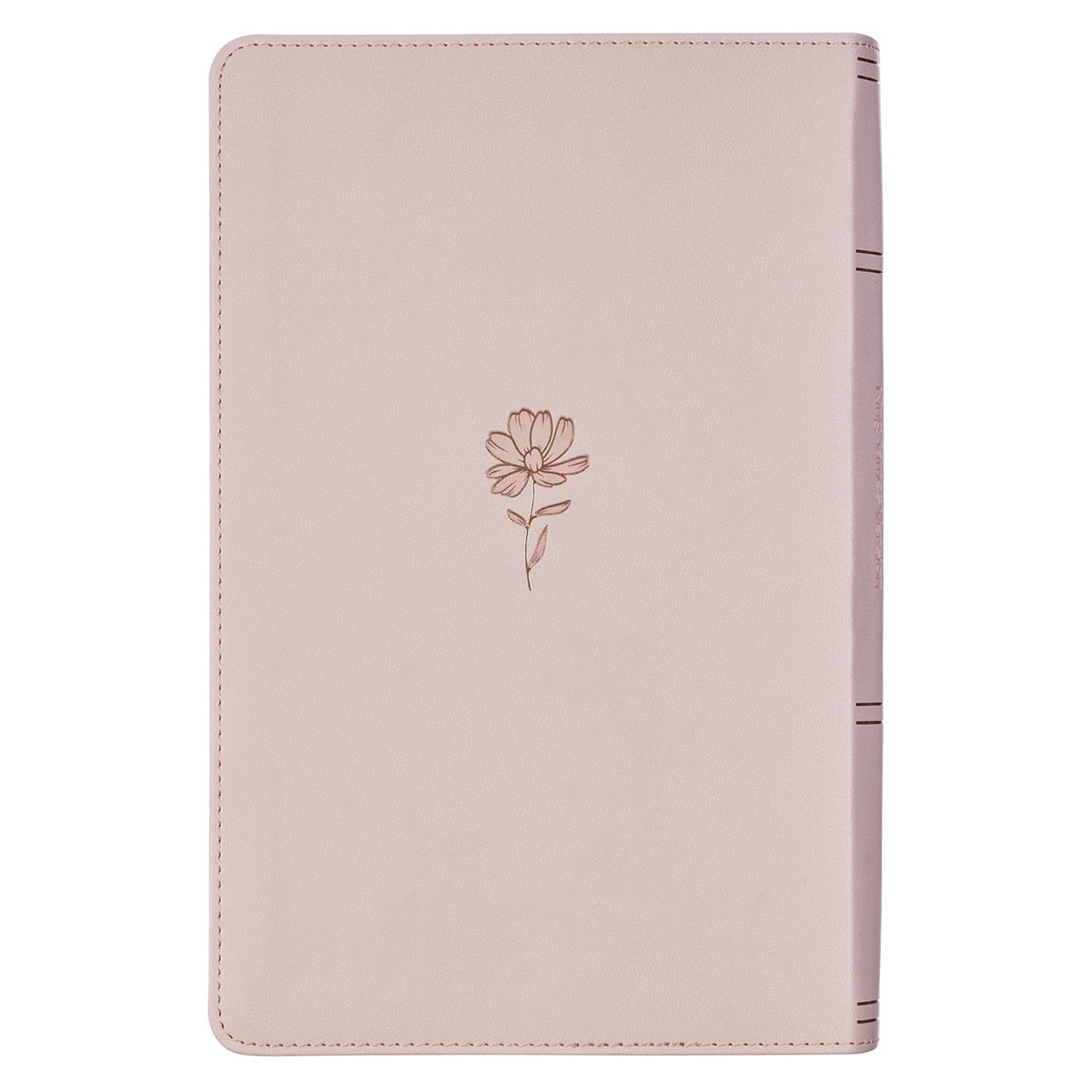 Blush Floral Faux Leather Standard-size Giant Print KJV Bible Thumb Index