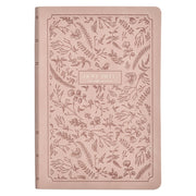 Blush Pink Floral Giant Print Full-size King James Version Bible with Thumb Index