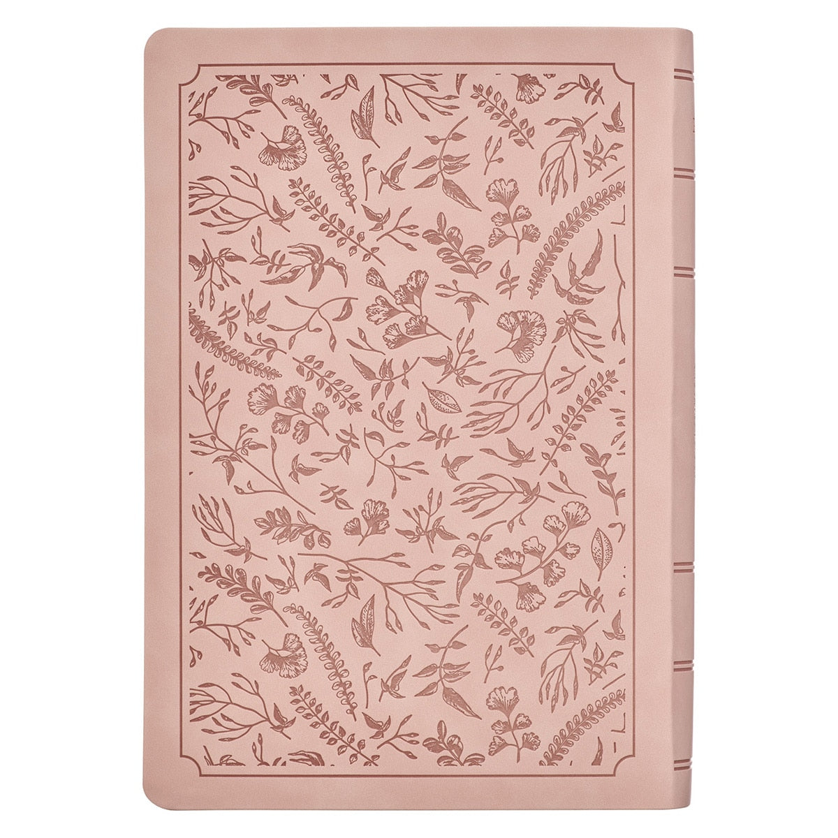 Blush Pink Floral Giant Print Full-size King James Version Bible with Thumb Index