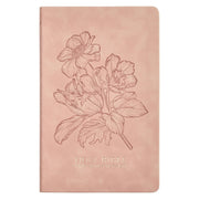 Dusty Pink Floral Faux Leather King James Version Gift Edition Bible