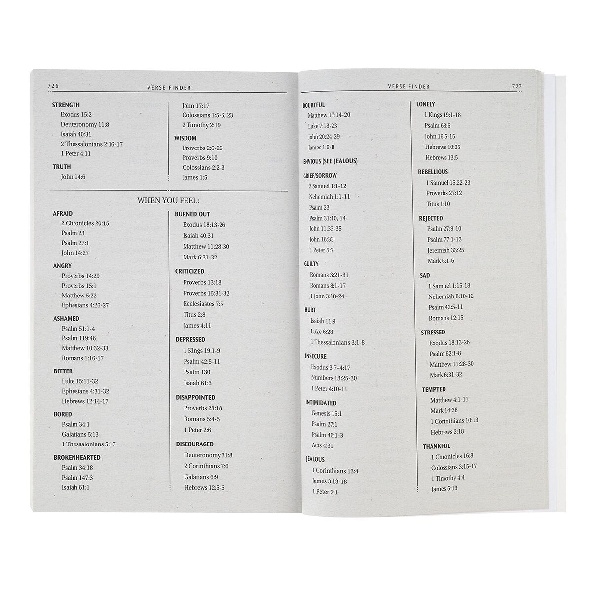 Midnight Floral Softcover King James Version Outreach Bible