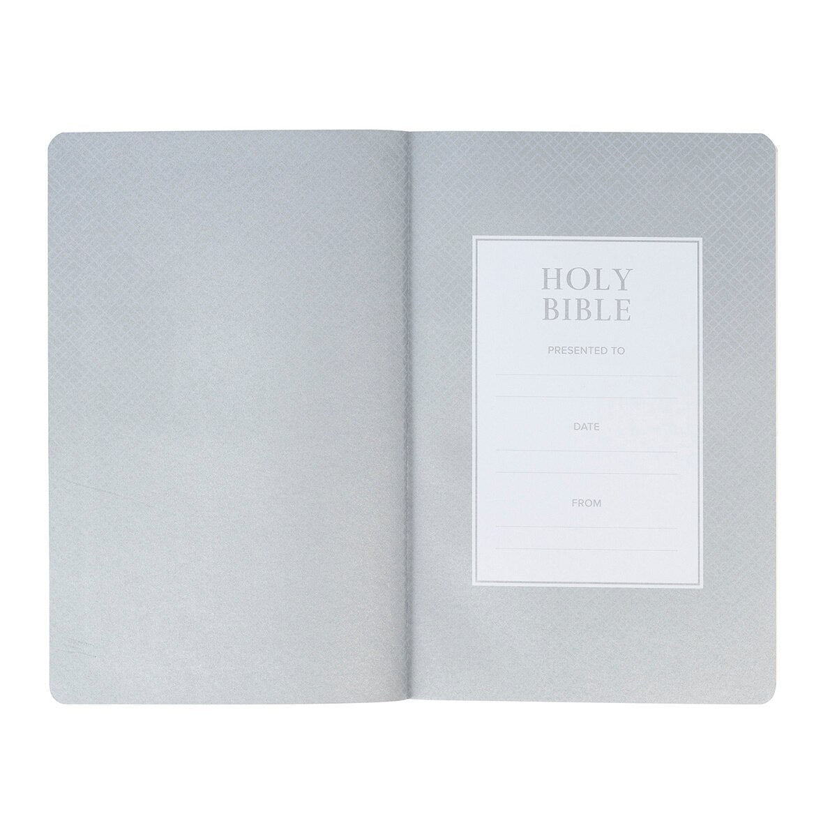 Black Faux Leather King James Version Gift Bible
