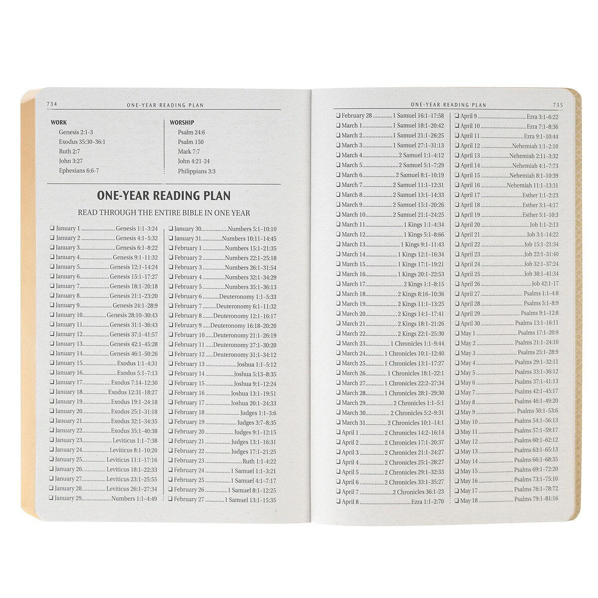 Chestnut Brown Faux Leather King James Version Gift Bible