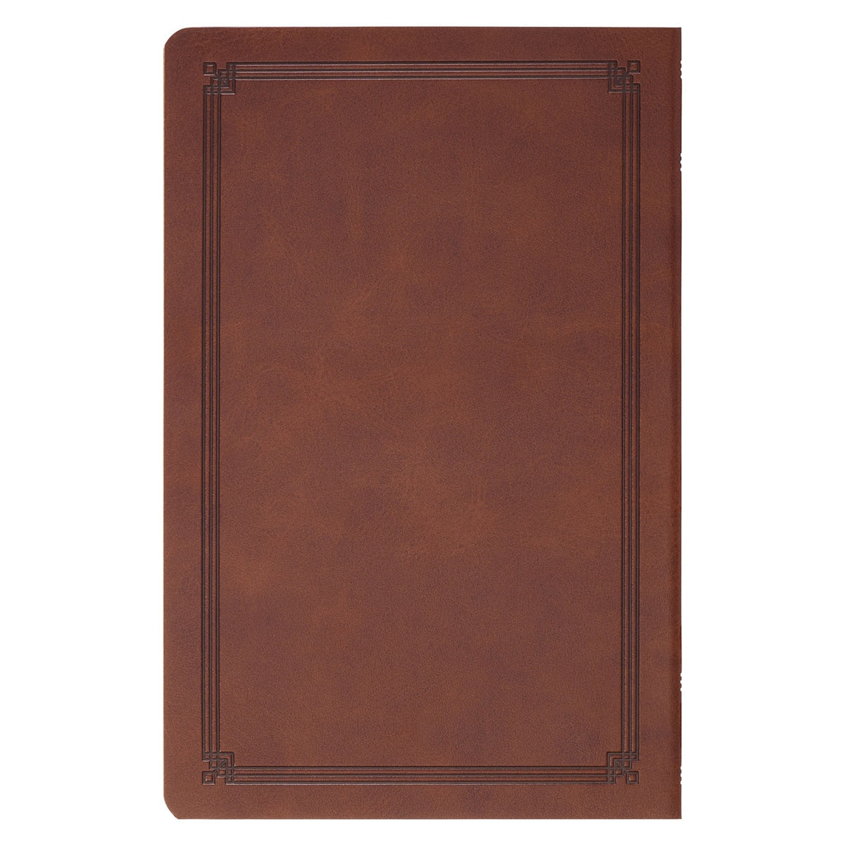 Chestnut Brown Faux Leather King James Version Gift Bible