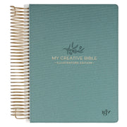 Teal Faux Leather Hardcover My Creative Bible Illustrators Edition