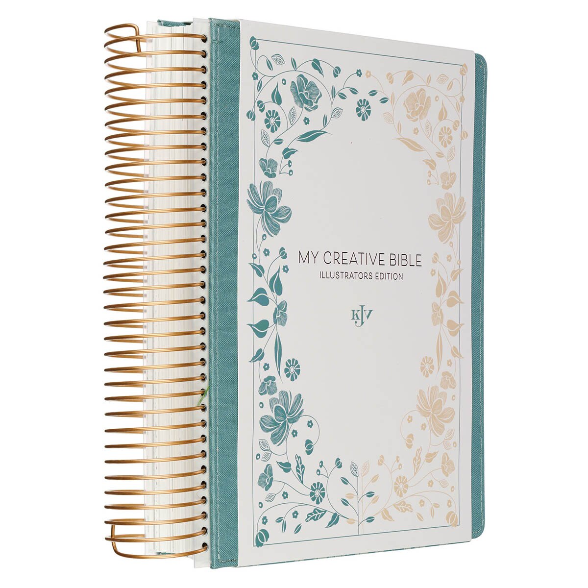 Teal Faux Leather Hardcover My Creative Bible Illustrators Edition
