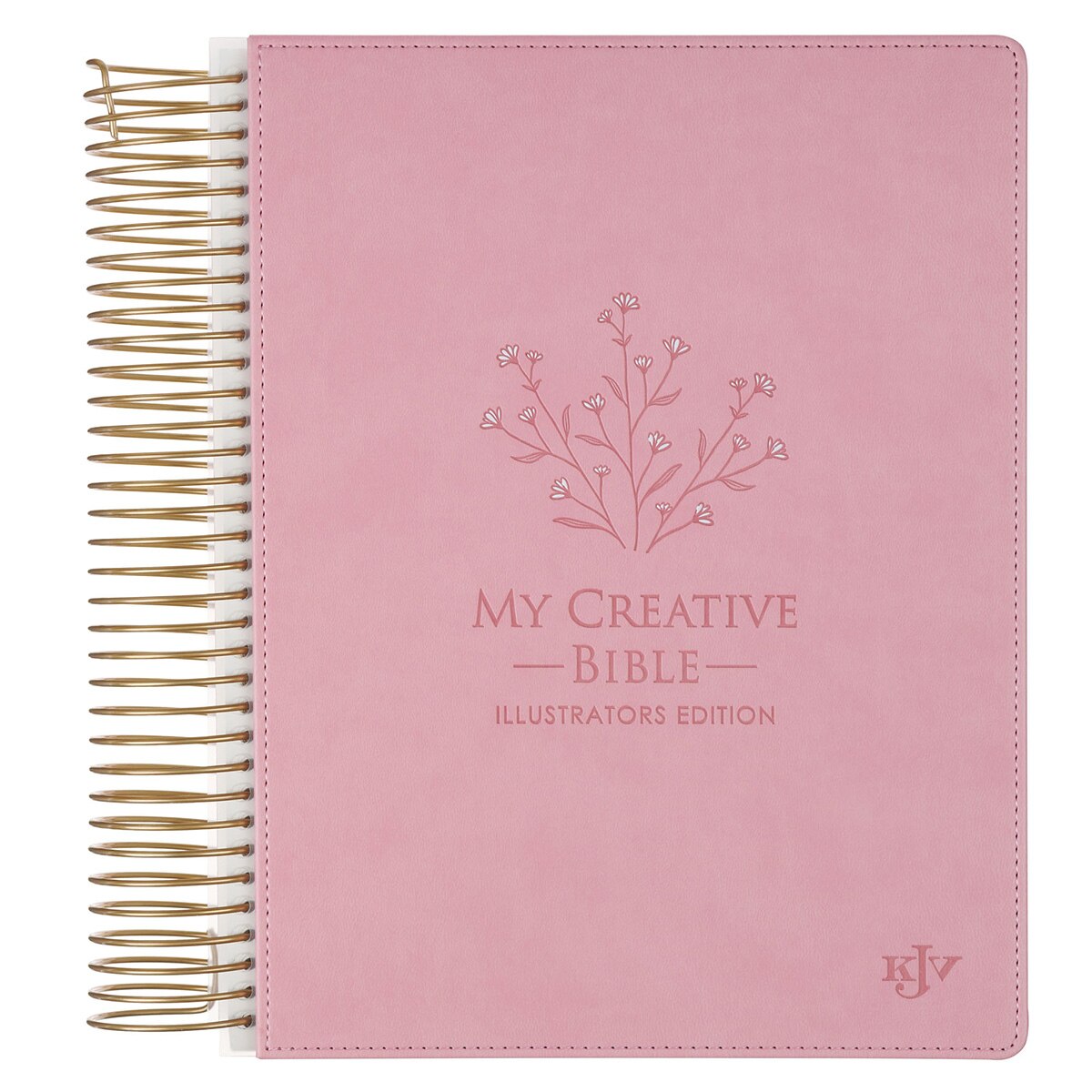 Pink Faux Leather Hardcover My Creative Bible Illustrators Edition