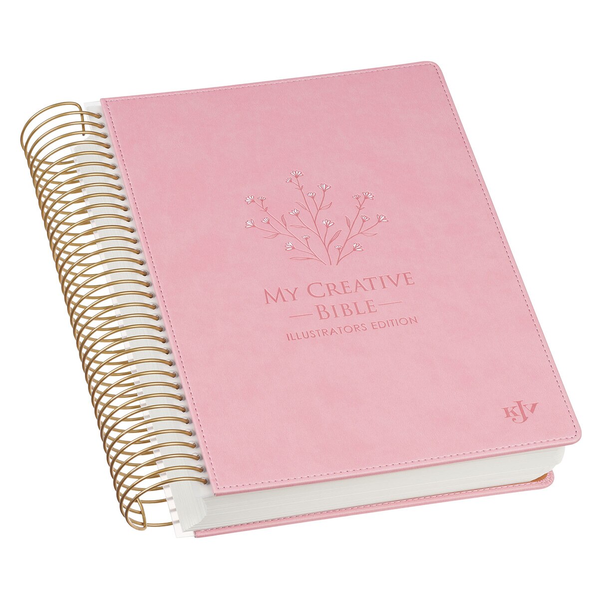 Pink Faux Leather Hardcover My Creative Bible Illustrators Edition