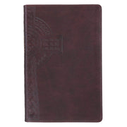 Burgundy Cross Giant Print Reader’s Edition KJV Bible
