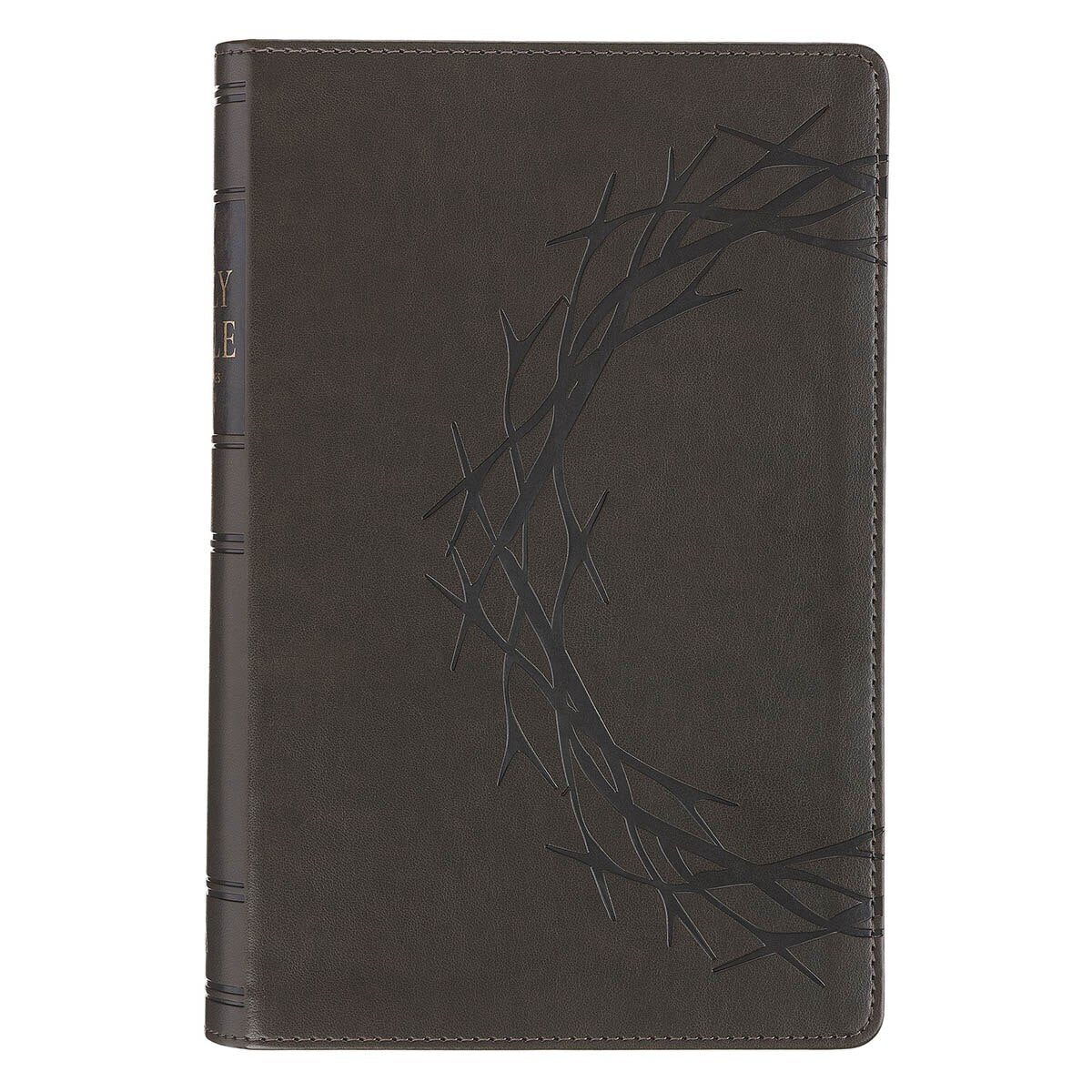 Iron Gray Crown of Thorns Giant Print Reader’s Edition King James Version Bible