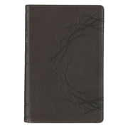 Iron Gray Crown of Thorns Giant Print Reader’s Edition King James Version Bible