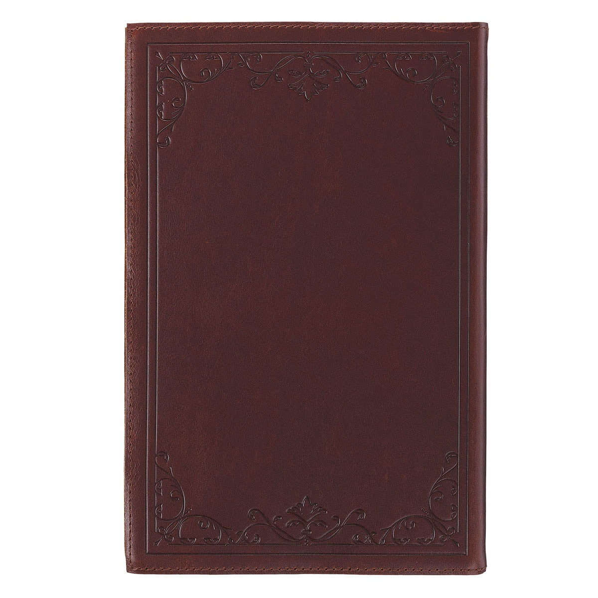 Chestnut Brown Genuine Leather Giant Print Reader’s Edition King James Version Bible