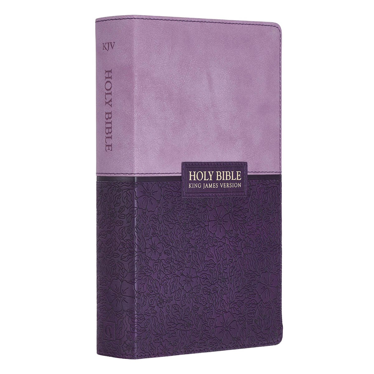 Two-Tone Purple Giant Print Standard Size King James Version Bible