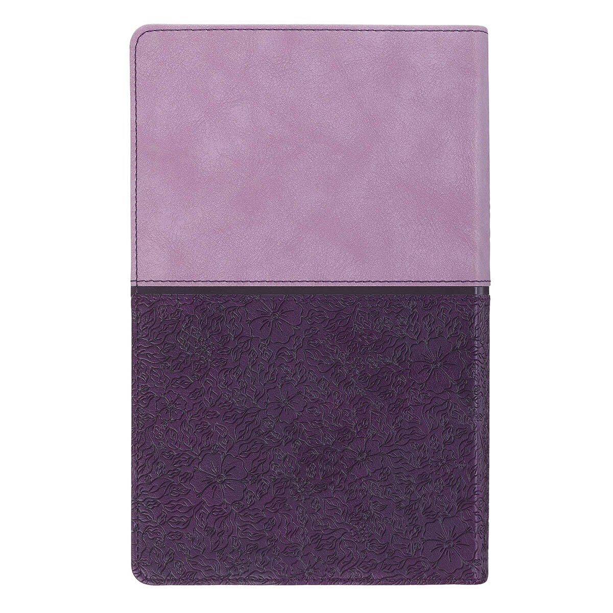 Two-Tone Purple Giant Print Standard Size King James Version Bible