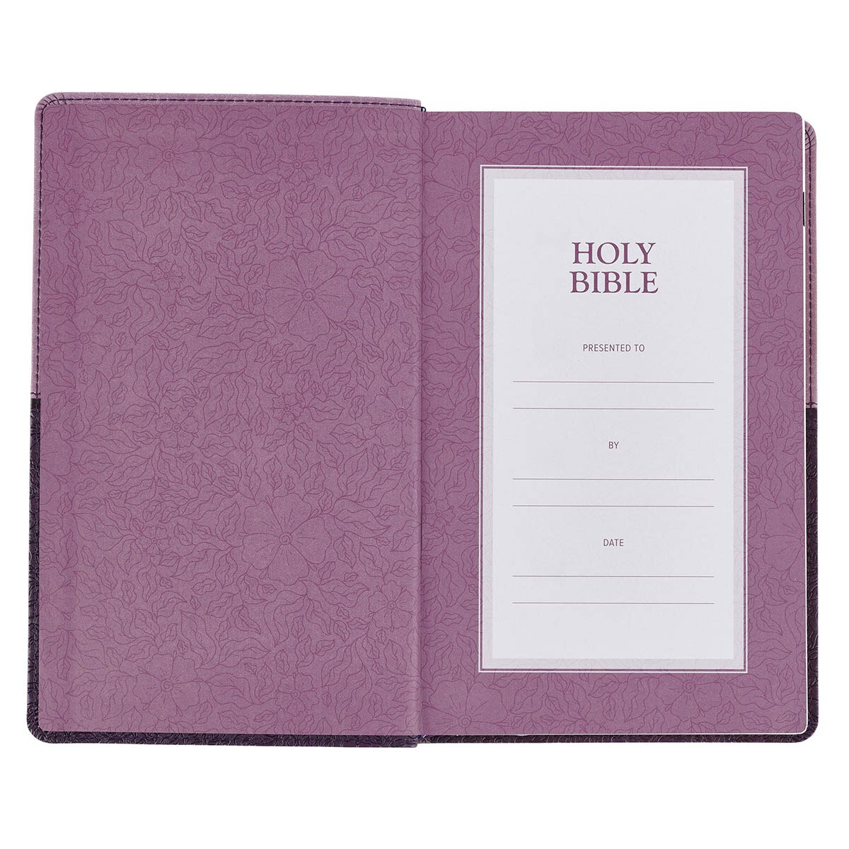 Two-Tone Purple Giant Print Standard Size King James Version Bible
