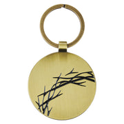 Amazing Grace Antique Gold Metal Keychain