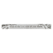 Trust in the Lord Monochrome Large Magnetic Strip - Proverbs 3:5
