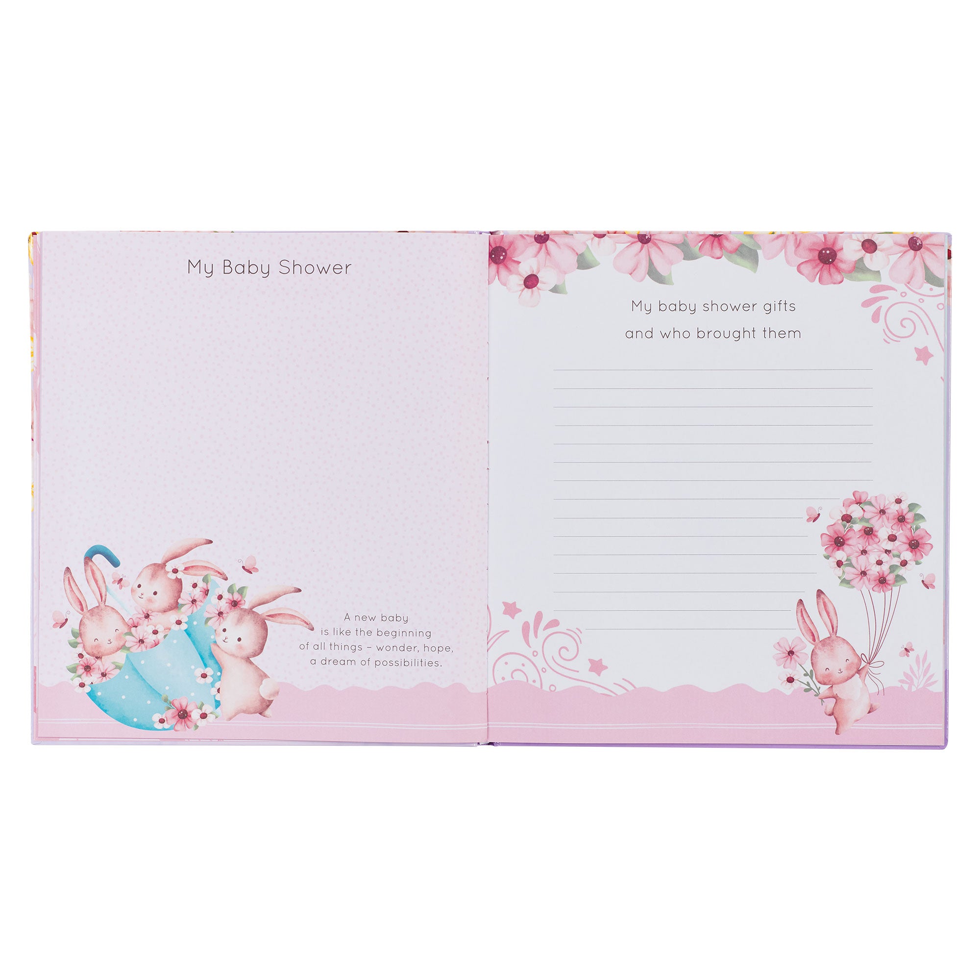 My First Year Hardcover Memory Book for Baby Girls