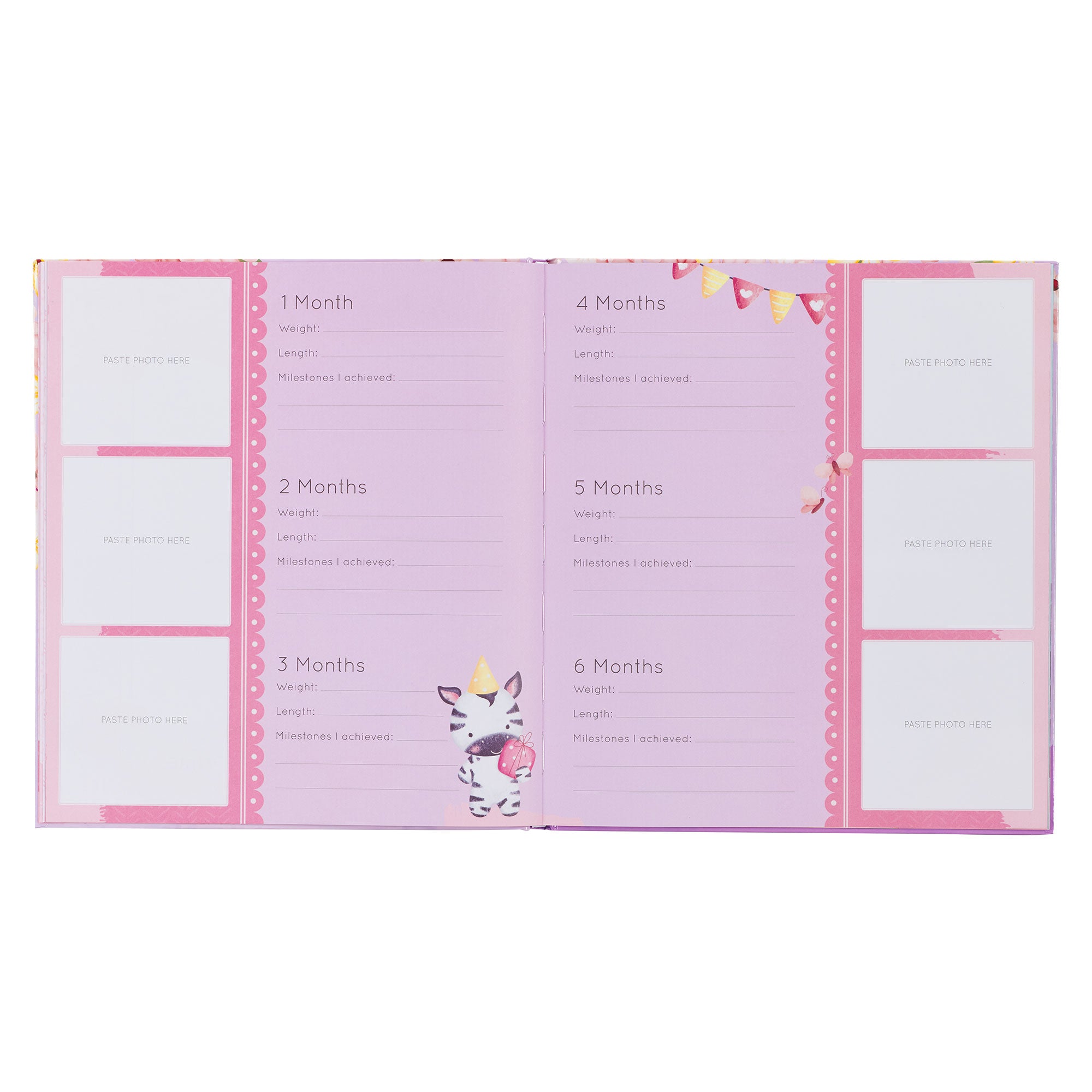 My First Year Hardcover Memory Book for Baby Girls