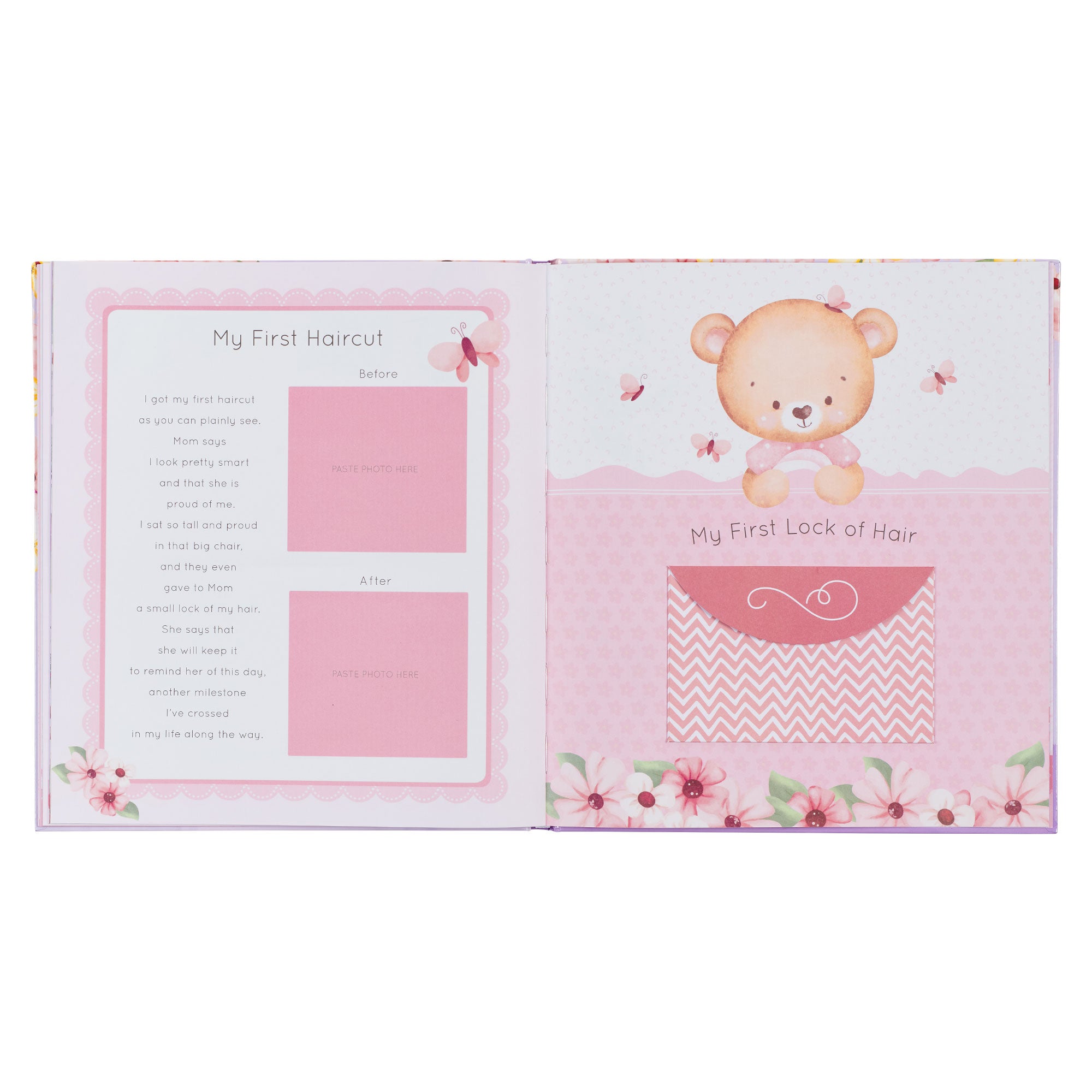 My First Year Hardcover Memory Book for Baby Girls