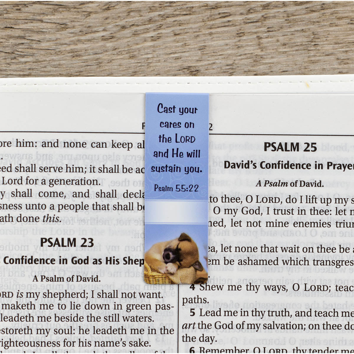 Be Still Magnetic Bookmark Set with Puppies - Psalm 46:10