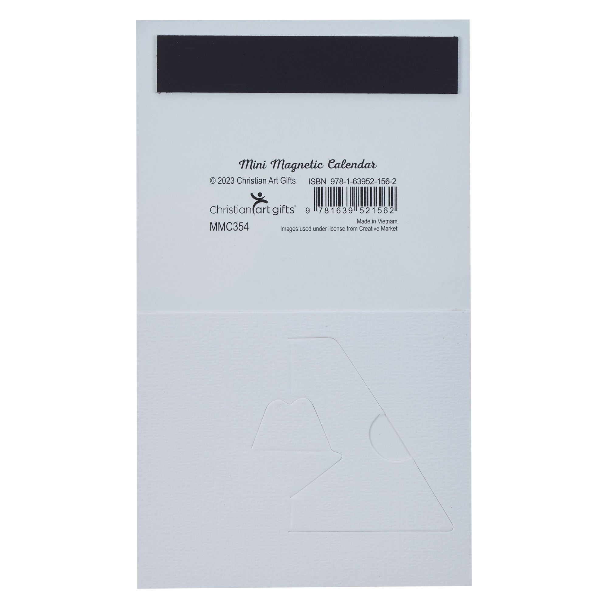 2024 Through Christ Mini Magnetic Calendar - Philippians 4:13