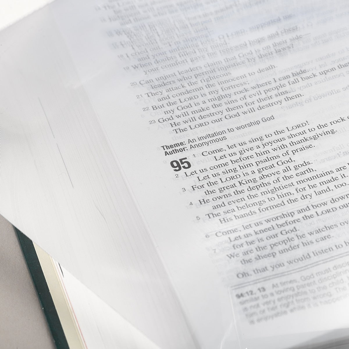 Full Page View Magnifying Sheet