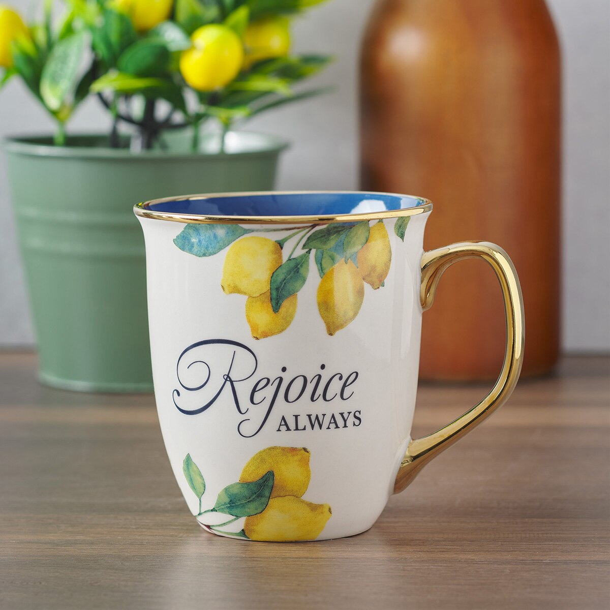 Rejoice Always White Ceramic Mug - 1 Thessalonians 5:16