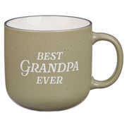 Best Grandpa Ever Khaki Ceramic Coffee Mug