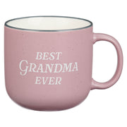 Best Grandma Ever Pink Ceramic Coffee Mug - Psalm 103:17