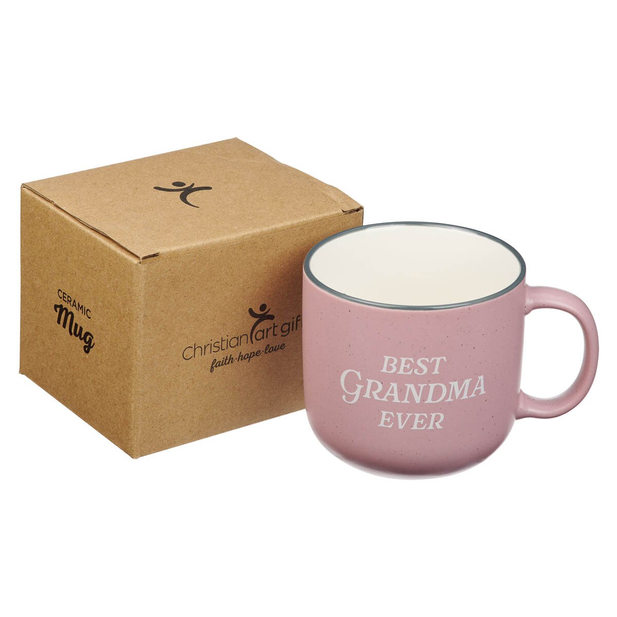 Best Grandma Ever Pink Ceramic Coffee Mug - Psalm 103:17