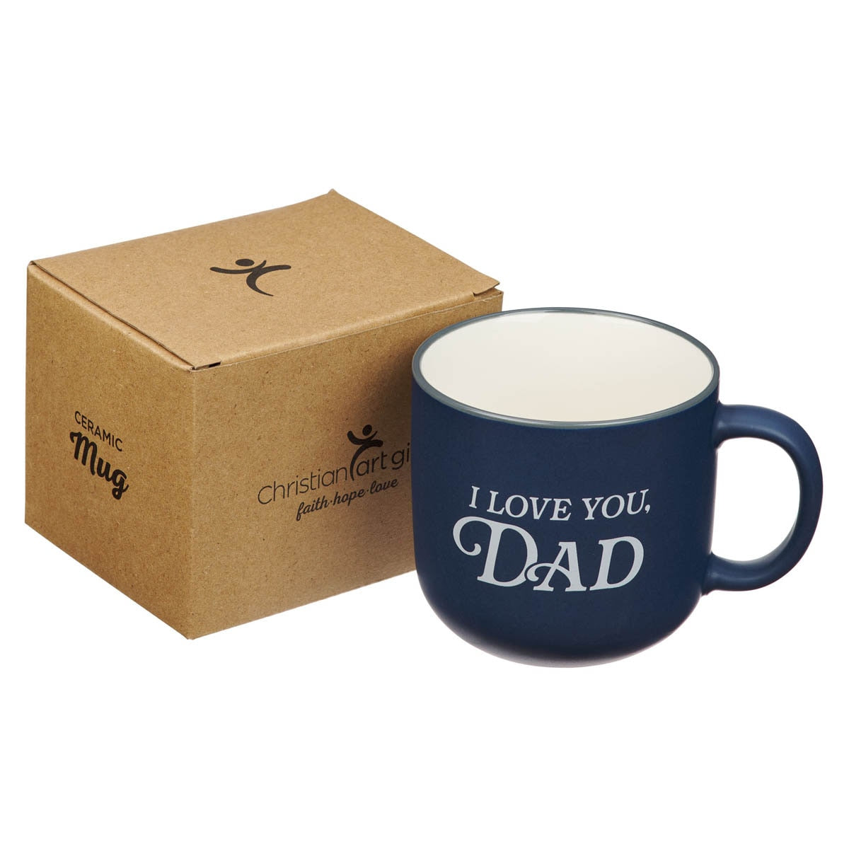 I Love You, Dad Navy Blue Ceramic Coffee Mug