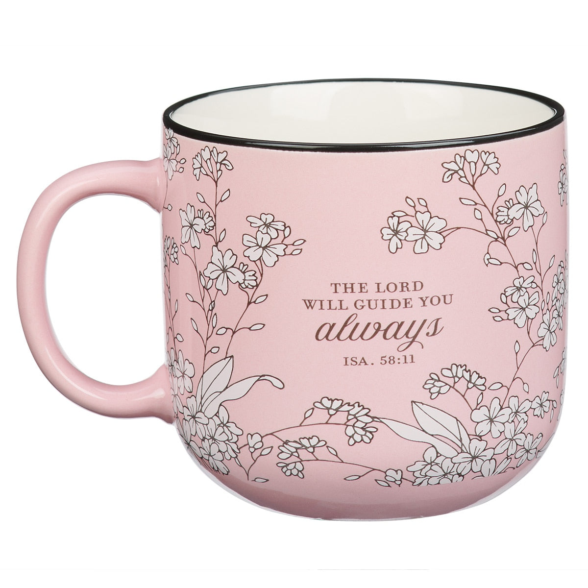 World's Best Daughter Pink Ceramic Coffee Mug - Isaiah 58:11