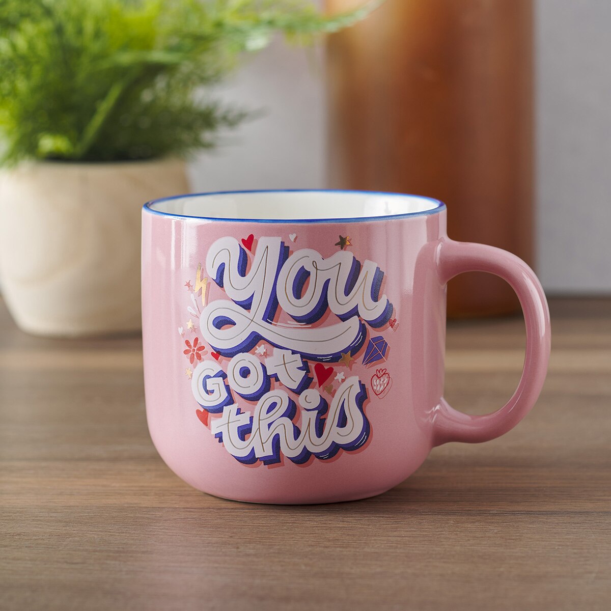 You Got This Pink Ceramic Coffee Mug