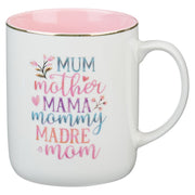 Mom White Ceramic Coffee Mug